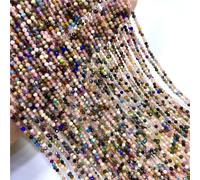 Gemstone Beads, Natural Stones for Jewelry Making Bracelet Necklace(2mm One Strand)