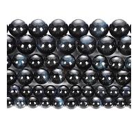 Gemstone Beads, Navy Tiger Eye Stone Loose for Jewelry Making Needlework DIY Bracelet Strand(6mm About 63 pcs)