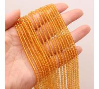 Gemstone Beads, Small Section Bead Blue Spinels Loose for Jewelry Making DIY Bracelet Necklace Accessories(Orange)