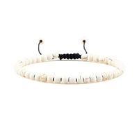 Gemstone Bracelets,4Mm Mini Natural Stone Bracelet, Faceted Colorful Chakra Beads Braided Charm Jewelry,Anniversary Family Gift for Women Men White