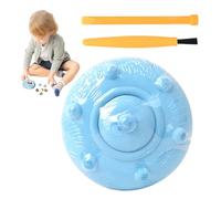 Gemstone Dig Kit, Spaceship Flying Saucer Shape Excavation Toy, Excavate and Reveal Crystals, STEM Science Digging Set for Kids, Fun Gem Mining Adventure