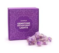 Gemstone Enchantment Lights Amethyst for Warm, Inviting Glow