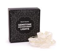 Gemstone Enchantment Lights Rock Quartz for Warm, Inviting Glow