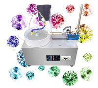 Gemstone Faceting and Polishing Machine, 180W Adjustable Speed 0-3000Rpm, for Jewelry Making and Rock Polishing, 220V