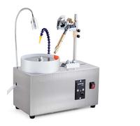 Gemstone Faceting Machine, 180W Jade Grinding and Polishing Machine with 0-2980RPM Adjustable Speed for Rock and Jewel Angle Polishing
