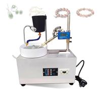 Gemstone Faceting Machine - Adjustable Stainless Steel Jewelry Polisher 180W with Digital Display
