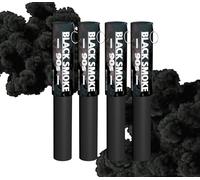 Gemstone Fireworks Handheld Smoke flares 90 Seconds pack of 4 (Black)