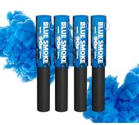 Gemstone Fireworks Handheld Smoke flares 90 Seconds pack of 4 (Blue)