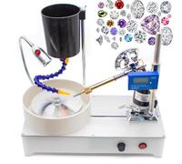 Gemstone Grinding Faceting Machine, 2800 RPM High-Speed Polisher with Digital Display for DIY Jewelry Making, Cutting, Engraving, and Drilling