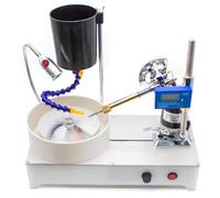 Gemstone Grinding Faceting Machine - Digital Display Jewelry Polisher - 2800rpm 120w Flat Grinder Lapidary Tool for Faceted Gem Polishing