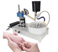 Gemstone Grinding Faceting Machine, Digital Display Jewelry Polisher, 2800RPM 120W for Lapidary Work on Jade, Wood, Amber, Beeswax