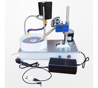 Gemstone Grinding Machine, 120W Polishing Tool, 2800RPM, Digital Display, for Gemstones, Glass, Jade, Crystal, 12.7mm Inner Hole, 150mm Diameter