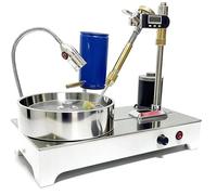 Gemstone Grinding Machine, 50-1800rpm Jewelry Polishing Machine with LED Light, Digital Display for Jade and Precious Metals