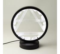 Gemstone Halo Lamp Air Clear Quartz And Selenite Decorative Light