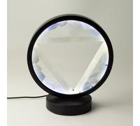 Gemstone Halo Lamp Water Aquamarine And Selenite Decorative Light