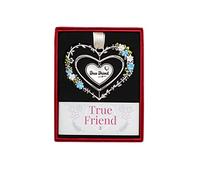 Gemstone Hearts Hanging Heart 7cm - True Friend