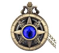 Gemstone Horology - Crystal Chronometer, Ornate Fob Device, Elegant Scale Display | Artisan Wristless Accessory, Manual Power Elegant Holiday Souvenir, Collector Premium heir Loom Display Case