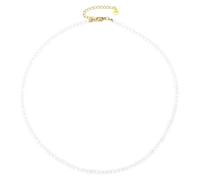 Gemstone Necklace with Faceted 4 mm Beads - Real Natural Stones - Adjustable Length - Healing Stone Protective Stone Gemstone Necklace Lucky Charm Talisman Gift, 50 + 5 CM, Gemstone, faceted gemstone