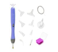 Gemstone Pencils - Precious Stone Painting Pen, Ergonomic Non Slip Art Tools - 9 Point Drill Drawing Kits And Accessories For Adults For Children