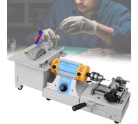 Gemstone Polishing Grinding Machine 0-10000RPM, DIY Lapidary Saw, Bench Lathe for Jewelry Making, Grinding, Polishing, and Drilling