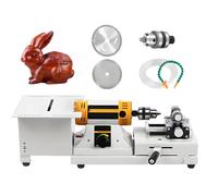 Gemstone Polishing Grinding Machine, Adjustable Speed for DIY Jewelry and Rock Cutting, Engraving, and Faceting