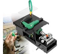Gemstone Polishing Grinding Machine - Multifunctional Jewelry Lapidary Saw for Cutting Rocks, Mini Bench Lathe with 800-12000 RPM Speed Control, Ideal for Buffing and Grinding