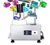 Gemstone Polishing Machine 180W, 0-2800RPM Faceter with Mechanical Handle & Pump for Home or Processing Room