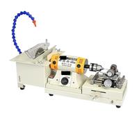 Gemstone Polishing Machine, 5 in 1 Multifunctional Desktop Polishing Machine Jade Carving Grinding Cutting Round Bead Punching for Gem, Stone, Crystal