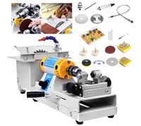 Gemstone Polishing Machine, 750W Adjustable Speed for Jewelry Making and Lapidary Work