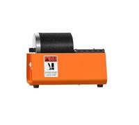 Gemstone Polishing Machine, Rubber Drum Polishing Machine Gold and Silver Jewellery Jade Metal Stationery Grinding Household Small Roller for Gem, Stone, Crystal(Oranje)