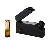 Gemstone Refractometer, 4.3 x 1.3 x 2.4 in Gem Refractive Index Tester with Built-In Light, 1.30-1.81 RI Range, Refractive Oil Included, for Jewelry Identification