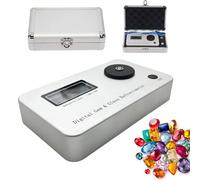 Gemstone Refractometer, Jewelry Tester Identification Tools, Refractive Index 1.300-3.000, with LCD Screens, for Jewelry, Gold & Silver and Diamond