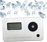 Gemstone Refractometer Jewelry Tester with LCD Display, Refractive Index 1.300-3.000, for Jewelry and Jade Stores
