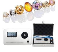 Gemstone Refractometer with LCD Screen Professional Jewelry Diamond Tester for Gold Silver Gem Identification