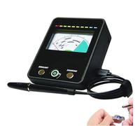 Gemstone Tester Tool with LED Indicator for Identifying Diamonds and Moissanites, Retractable Probe, Professional Accuracy and Reading