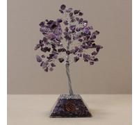 Gemstone Tree With Organite Base 160 Stone Amethyst