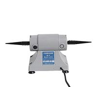 Gemstones Polisher, Double-Head Cloth Wheel Machine Desktop Polishing Machine Small Grinding Machine Adjustable Speed Metal Jewelry Wenwan Rust Removal Tool(KIT2)