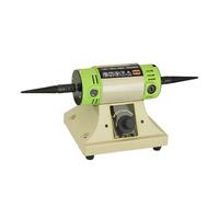 Gemstones Polisher, Double-Head Cloth Wheel Machine Desktop Small Multi-Function Grinding Wheel Machine Jewelry Metal Polishing and Rust Removal Gold Tool