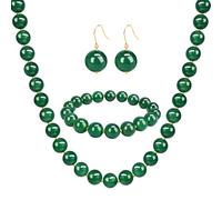 GEMTAL - beaded necklaces for women natural gemstone bead choker necklace 10mm bead choker clavicle choker healing crystal chakra necklace jewelry, Large, Gemstone, Carnelian Quartz Onyx