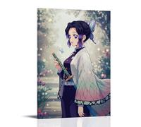 GEMTOFNMA Demon Slayer Shinobu's Butterfly Whisper Contemporary Wall Mural - Decorative Hanging Poster Art 12x18inch(30x45cm)