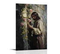 GEMTOFNMA Jesus Turns A Prison Into A Garden with A Single Touch, Setting Vines to Bloom Along Its Walls. Contemporary Wall Mural - Decorative Hanging Poster Art 16x24inch(40x60cm)