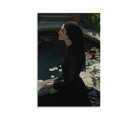 GEMTOFNMA Mary Sits Beside A Pool Where Sins Float Like Ink, Her Reflection Untouched by Shadow. Contemporary Wall Mural - Decorative Hanging Poster Art 24x36inch(60x90cm)