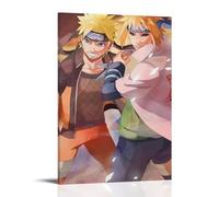GEMTOFNMA Naruto Father - Son Instant Light Walk Contemporary Wall Mural - Decorative Hanging Poster Art 16x24inch(40x60cm)