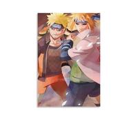 GEMTOFNMA Naruto Father - Son Instant Light Walk Contemporary Wall Mural - Decorative Hanging Poster Art 12x18inch(30x45cm)
