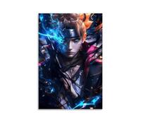 GEMTOFNMA Naruto Naruto's Blue - Lightning Phantom Contemporary Wall Mural - Decorative Hanging Poster Art 16x24inch(40x60cm)