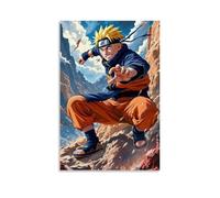 GEMTOFNMA Naruto Naruto's Cliff - Edge Heroic Shadow Contemporary Wall Mural - Decorative Hanging Poster Art 08x12inch(20x30cm)