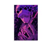 GEMTOFNMA One Piece Law's Purple Shadow Deterrence Contemporary Wall Mural - Decorative Hanging Poster Art 16x24inch(40x60cm)