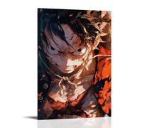 GEMTOFNMA One Piece Luffy's Blood - Fire Voyage Contemporary Wall Mural - Decorative Hanging Poster Art 24x36inch(60x90cm)