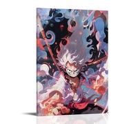GEMTOFNMA One Piece Luffy's Phantom Conqueror's Haki Contemporary Wall Mural - Decorative Hanging Poster Art 12x18inch(30x45cm)