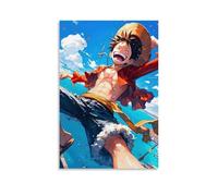 GEMTOFNMA One Piece Luffy's Sunny Celebration Contemporary Wall Mural - Decorative Hanging Poster Art 20x30inch(50x75cm)